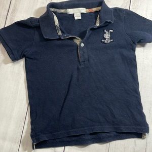 Burberry Baby 2T navy polo shirt